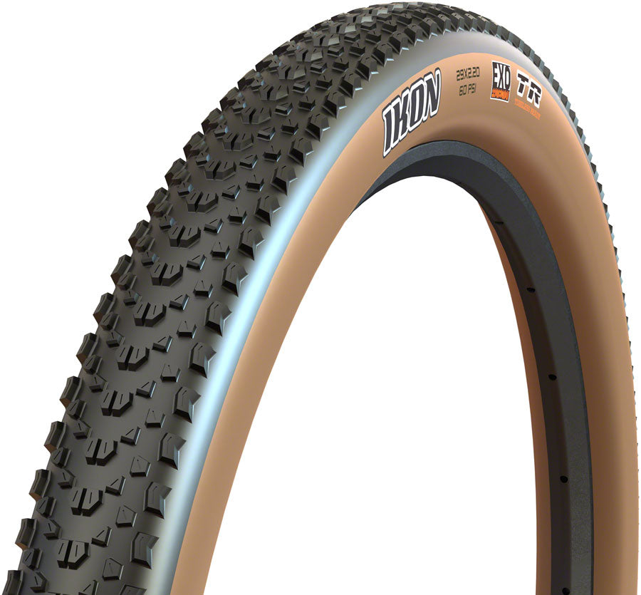 Maxxis Ikon Tire - 29 x 2.2 Tubeless Folding Black/Dark Tan Dual EXO