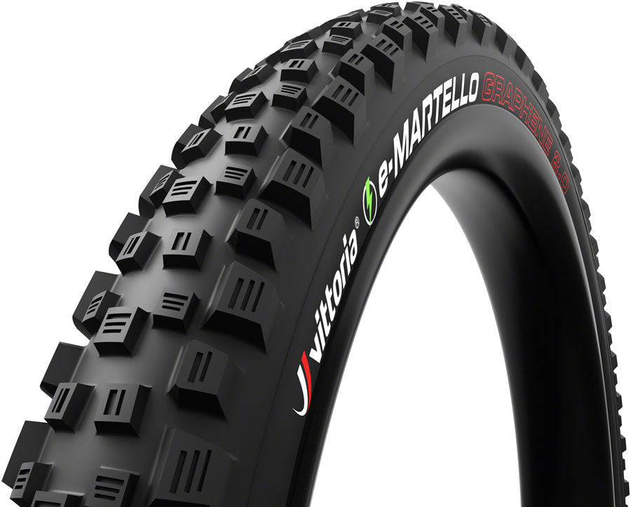 Vittoria e-Martello Tire - 29 x 2.60 Tubeless Folding BLK 4C Graphene G2.0 E-Bike