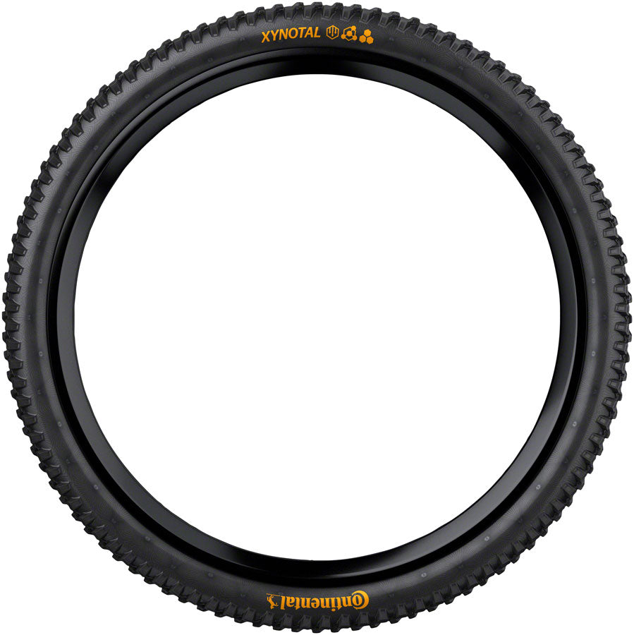 Continental Xynotal Tire - 27.5 x 2.40 Tubeless Folding BLK SuperSoft Enduro Casing E25