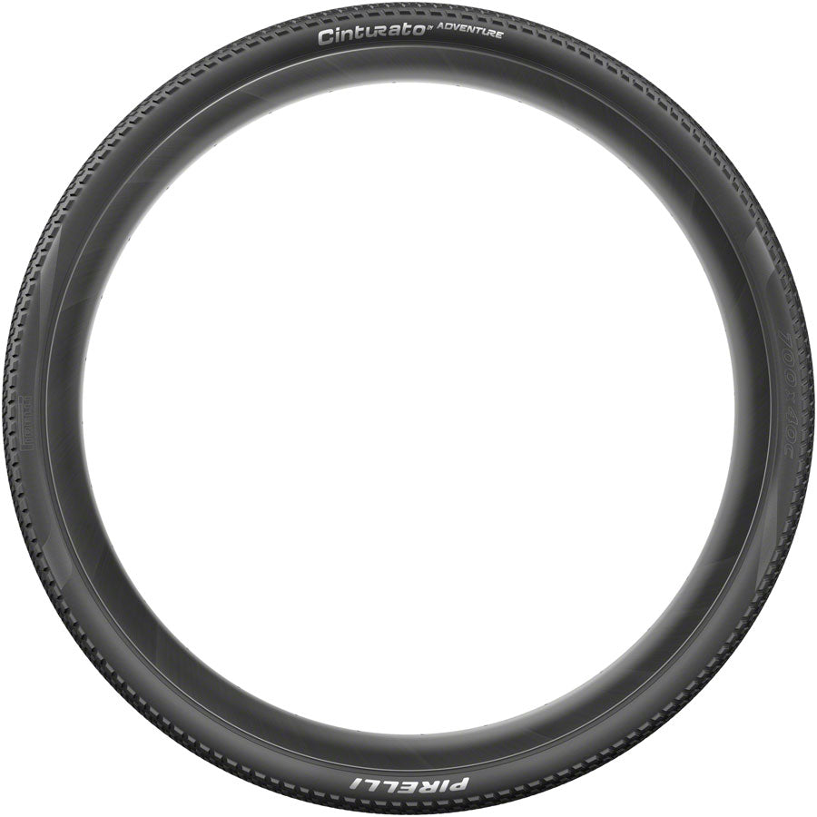 Pirelli Cinturato Adventure Gravel Tire 700x50C Folding Tubeless Ready PROCompound Gravel ProWALL Gravel 60TPI Black