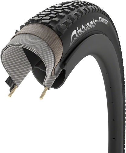 Pirelli Cinturato Adventure Tire - 700 x 40 Tubeless Folding BLK TechWALL+ Pro Gravel