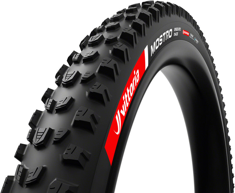 Vittoria Mostro Enduro Race Tire - 29 x 2.60 Tubeless Folding BLK Graphene + Silica G2.0 E-Bike