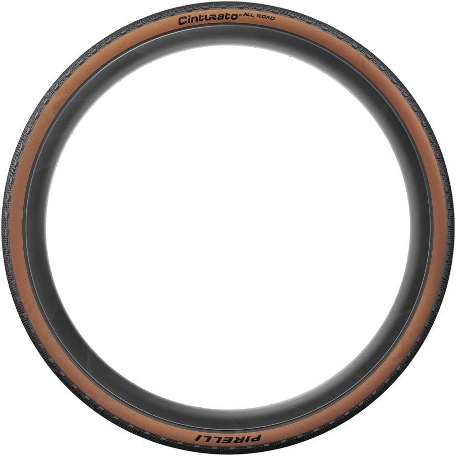 Pirelli Cinturato All Road Tire - 700 x 35 Tubeless Folding Classic Tan TechWALL+ Pro Gravel
