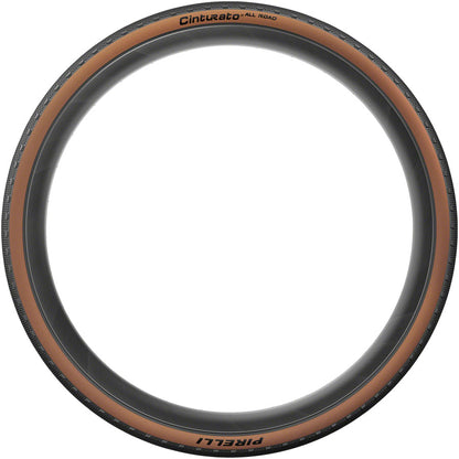 Pirelli Cinturato All Road Tire - 700 x 45 Tubeless Folding Classic Tan TechWALL+ Pro Gravel