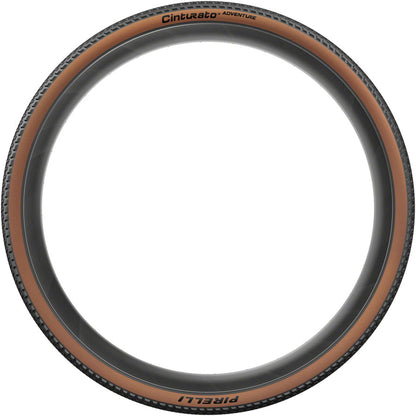 Pirelli Cinturato Adventure Tire - 700 x 40 Tubeless Folding Classic Tan TechWALL+ Pro Gravel