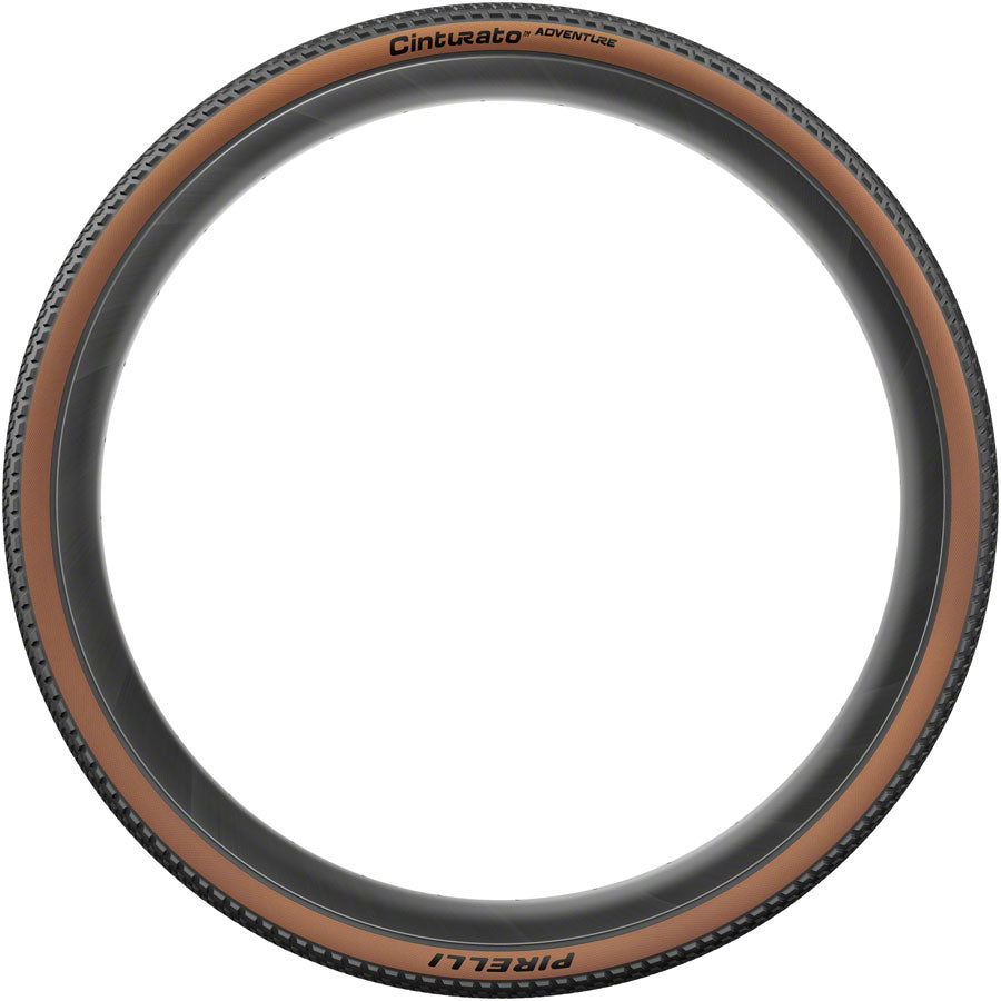 Pirelli Cinturato Adventure Tire - 700 x 45 Tubeless Folding Classic Tan TechWALL+ Pro Gravel