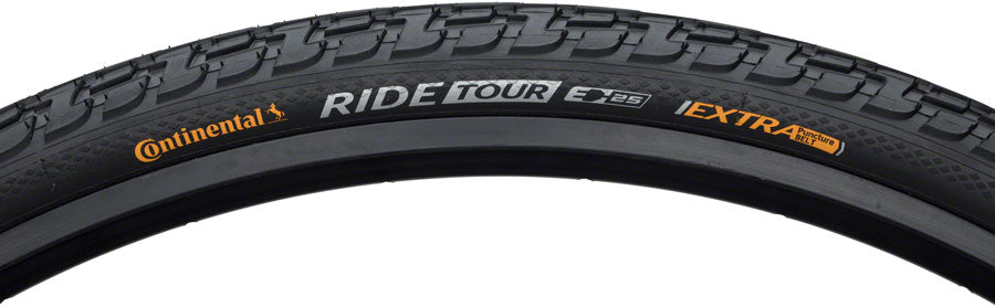 Continental Ride Tour Tire - 700 x 37, Clincher, Wire, Black