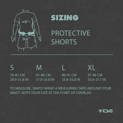 TSG - Protective Shorts - Crash Pant A - Black