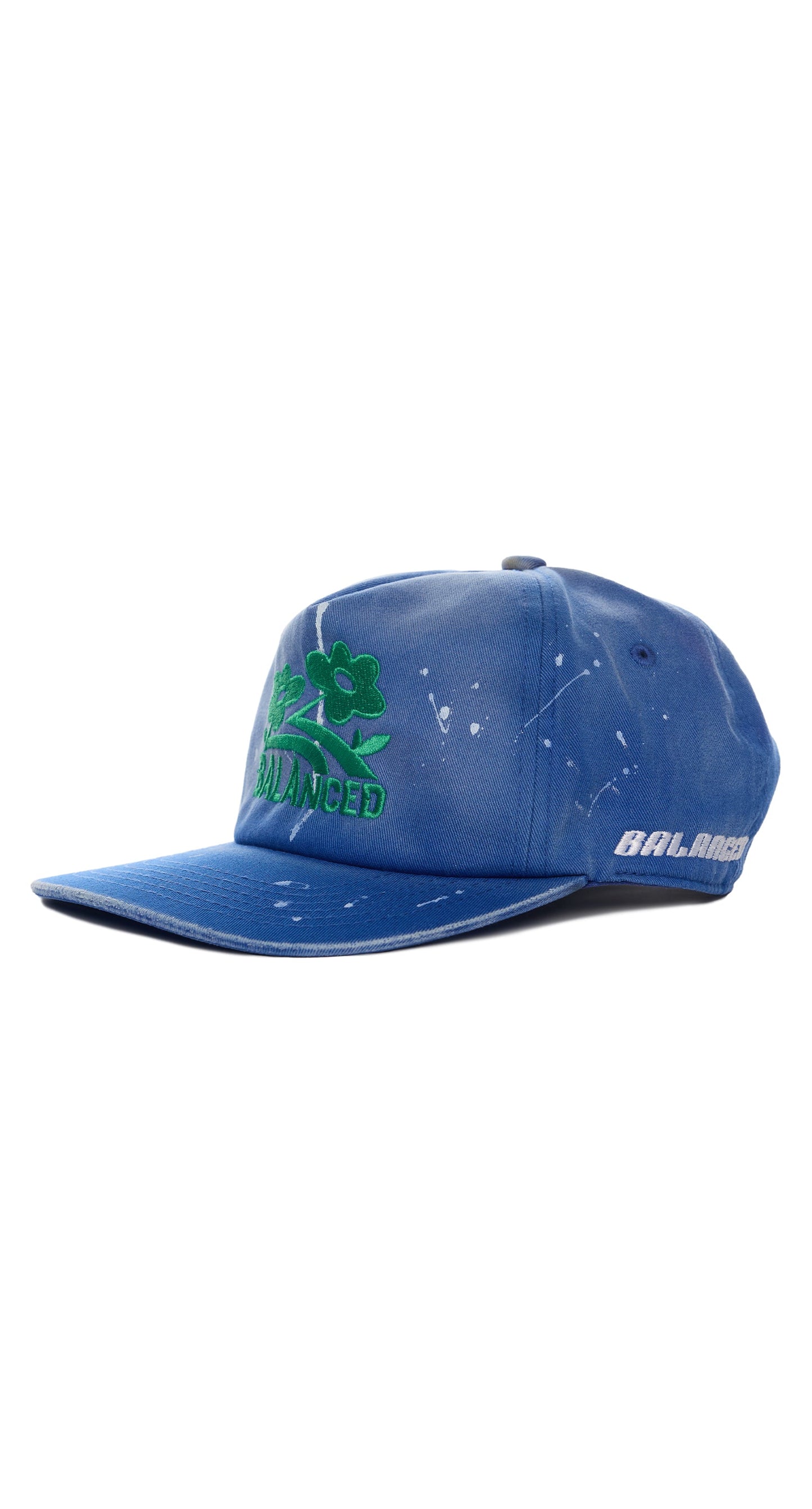 BALANCED FLOWER CAP BLUE