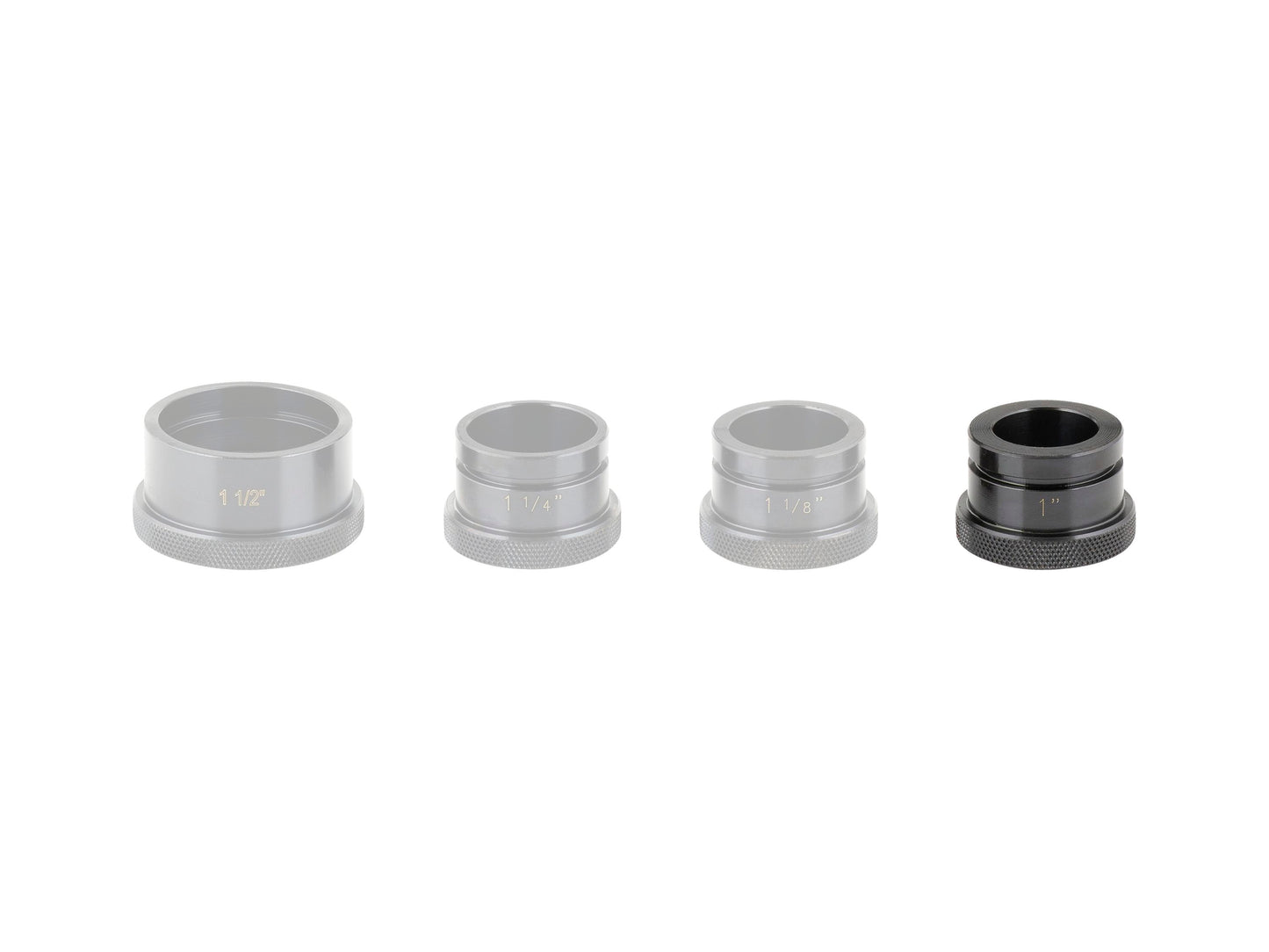 Unior Crown Race Setter Adapter 1-1/2in Black Tool