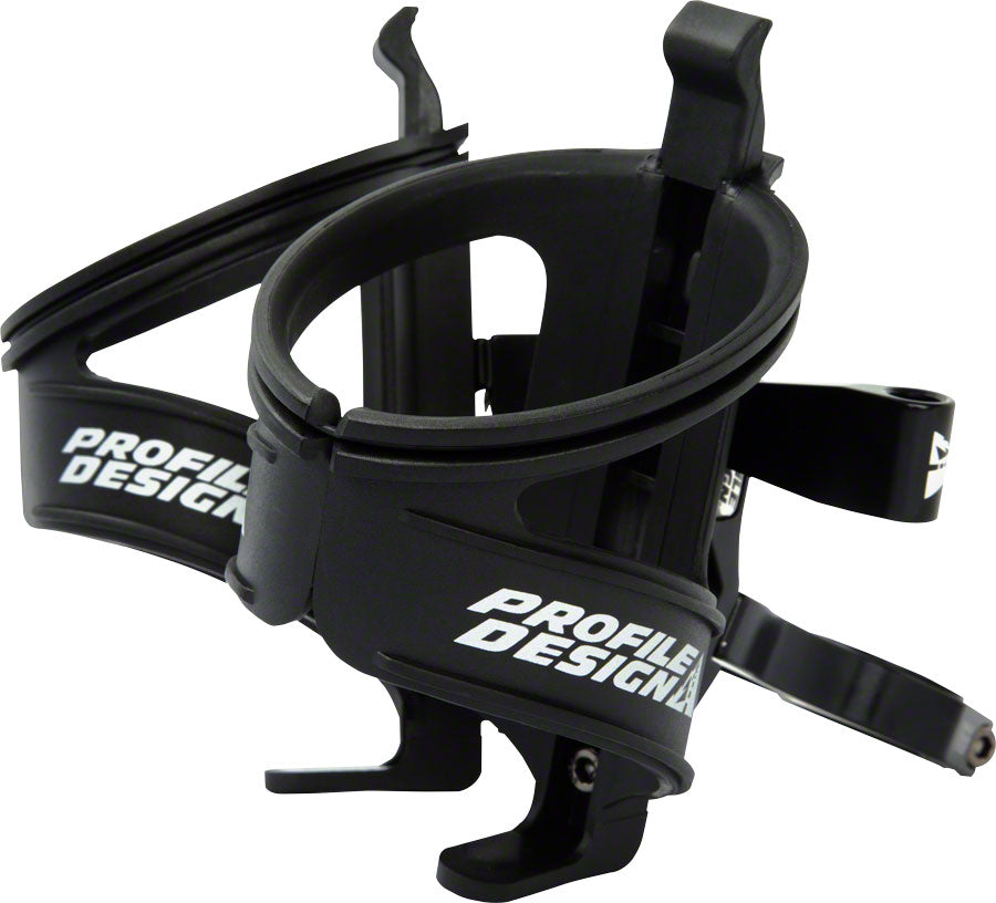 Profile Design Aqua Rack ii Dual Water Bottle Cage Co2 Cartridge mount Seatpost mounted Matte BLK
