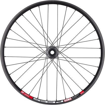Quality Wheels Bear Pawls / DT Swiss E593 Front Wheel - 26" 20 x 110mm 6-Bolt BLK 32H