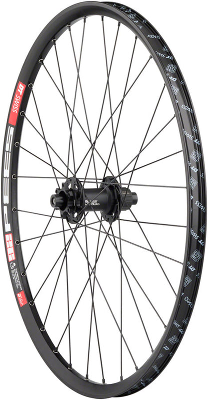 Quality Wheels Bear Pawls / DT Swiss E593 Rear Wheel - 26" 10 x 135mm Bolt-On 6-Bolt 13T Single-Speed BLK 32H