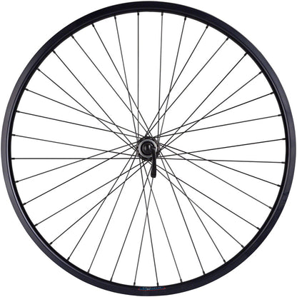 Quality Wheels Value HD Series Disc Front Wheel - 700 QR x 100mm Center-Lock BLK 36H