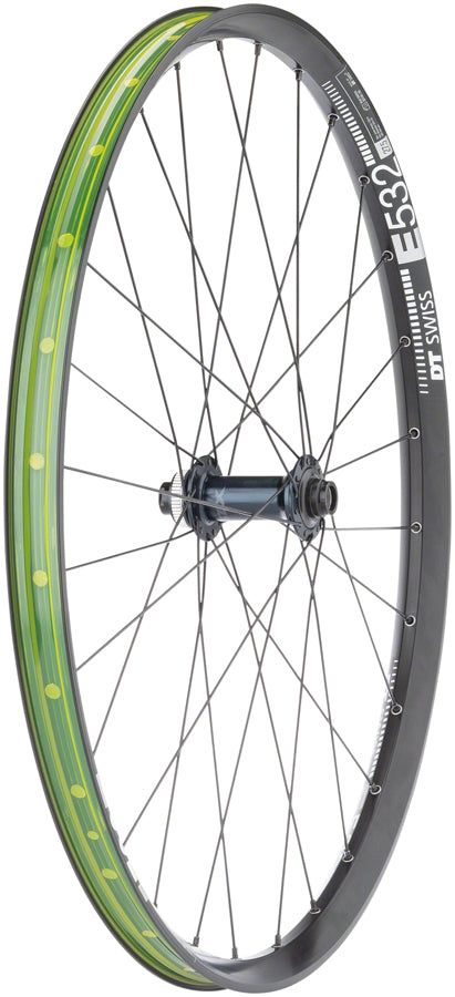 Quality Wheels Shimano SLX/DT E532 Front Wheel - 27.5" 15 x 110mm Center-Lock BLK 28H