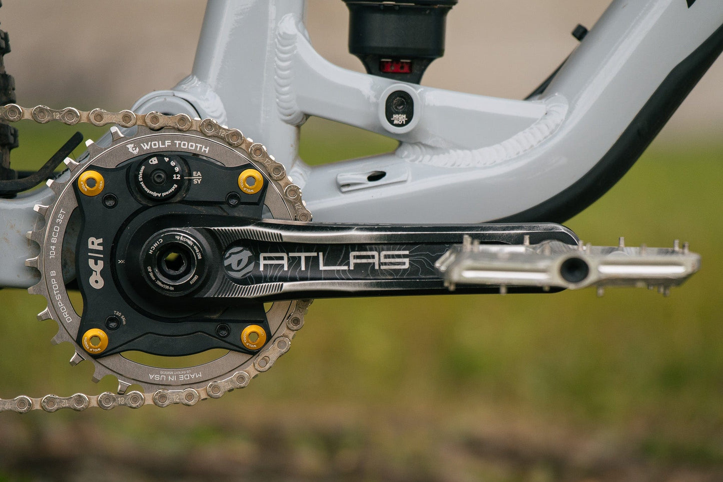 104 BCD Chainrings - Raw Silver