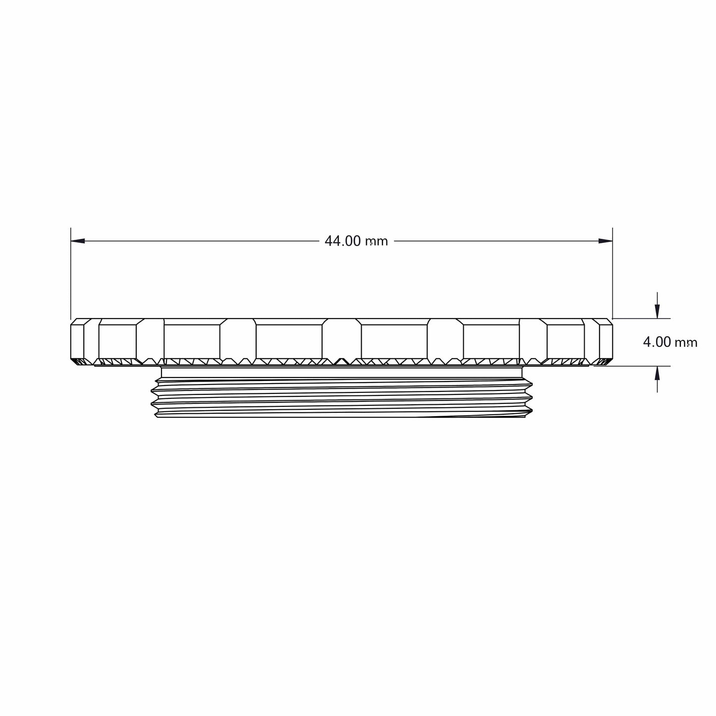 Centerlock Rotor Lockring – External Spline