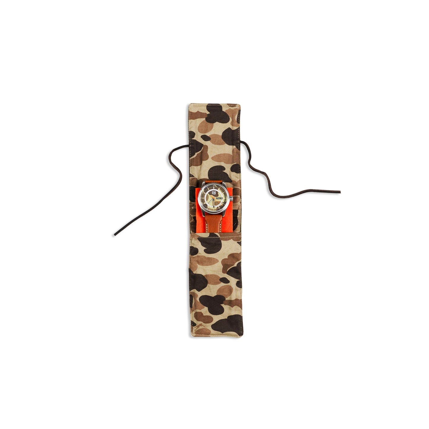 Waxed Watch Travel Sleeve - Olive