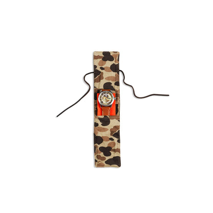 Waxed Watch Travel Sleeve - Olive