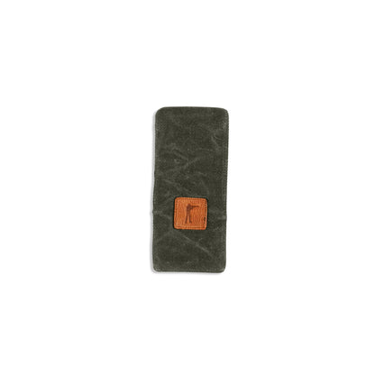 Waxed Watch Travel Sleeve - Olive