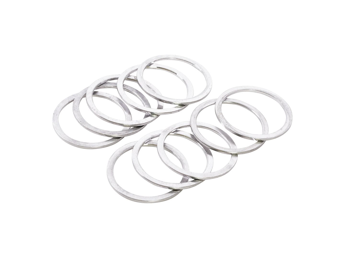 Wheels Manufacturing Aluminum Headset Spacer - 1-1/8" 1.5mm Silver 5-pack