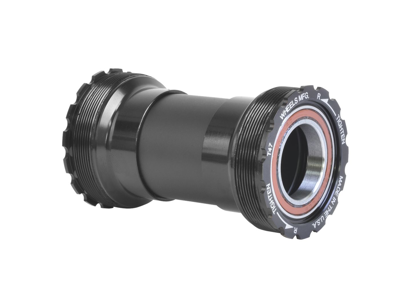 Wheels Manufacturing T47 Inboard Bottom Bracket Angular Contact Bearings 24mm Shimano Spindles