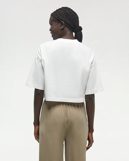 Emerald Edge Oversized Crop T-Shirt