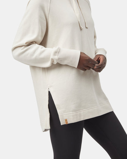 Treefleece Slit Hem Oversized Hoodie