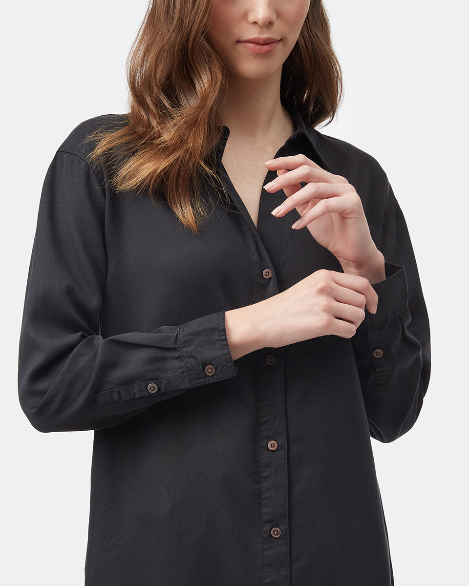 Oversized Shirt Dress