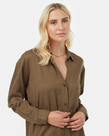 Oversized Shirt Dress