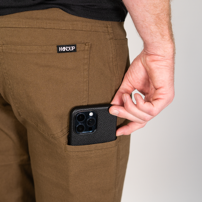 WorkHorse Stretch Canvas Pant - Coffee Brown