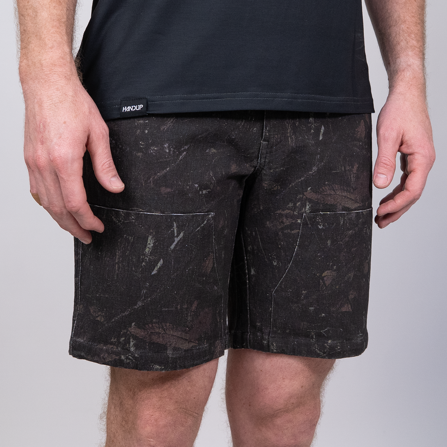 WorkHorse Stretch Canvas Short - Dark Camo