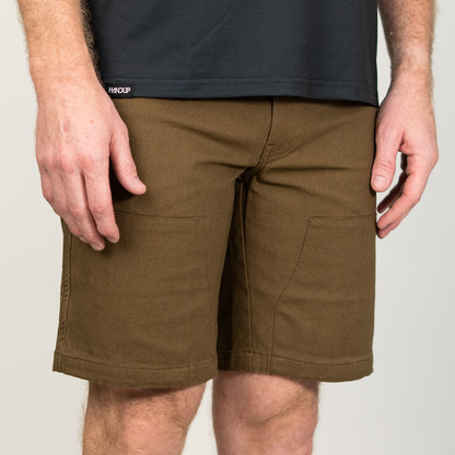 WorkHorse Stretch Canvas Short - Coffee Brown