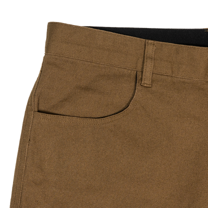 WorkHorse Stretch Canvas Short - Coffee Brown