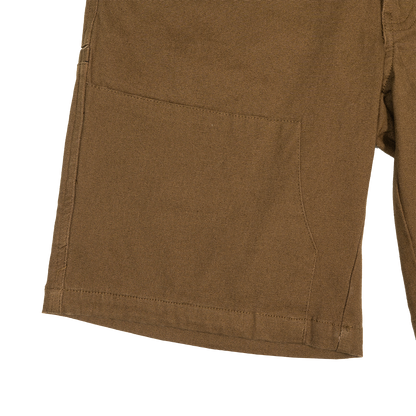 WorkHorse Stretch Canvas Short - Coffee Brown