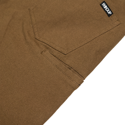 WorkHorse Stretch Canvas Short - Coffee Brown