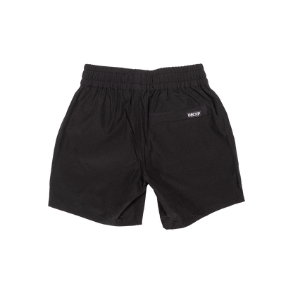 Youth Coastin' Short - Black with Orange