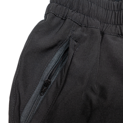 Youth Coastin' Short - Black with Orange