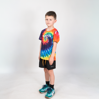 Youth Coastin' Short - Black with Orange