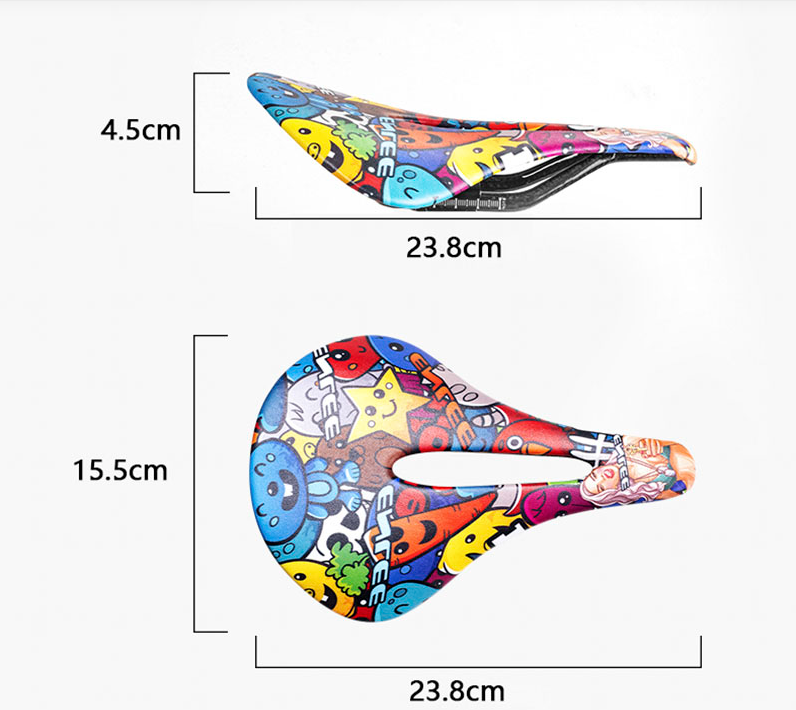 ENLEE Carbon Fiber Bike Saddle - Thumbnail 3