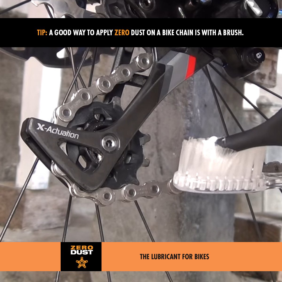 ZeroDust Chain Lube (120 ml - dosage for more than 2 bikes and for home)
