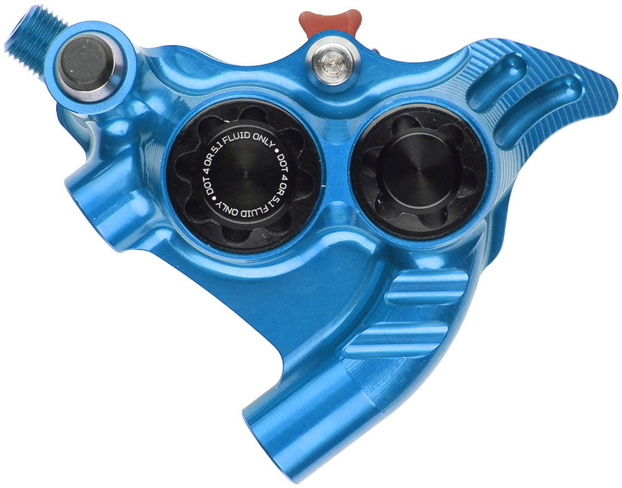 Hope RX4+ SL Disc Brake Caliper - Rear Flat Mount Direct +20mm DOT Type Blue