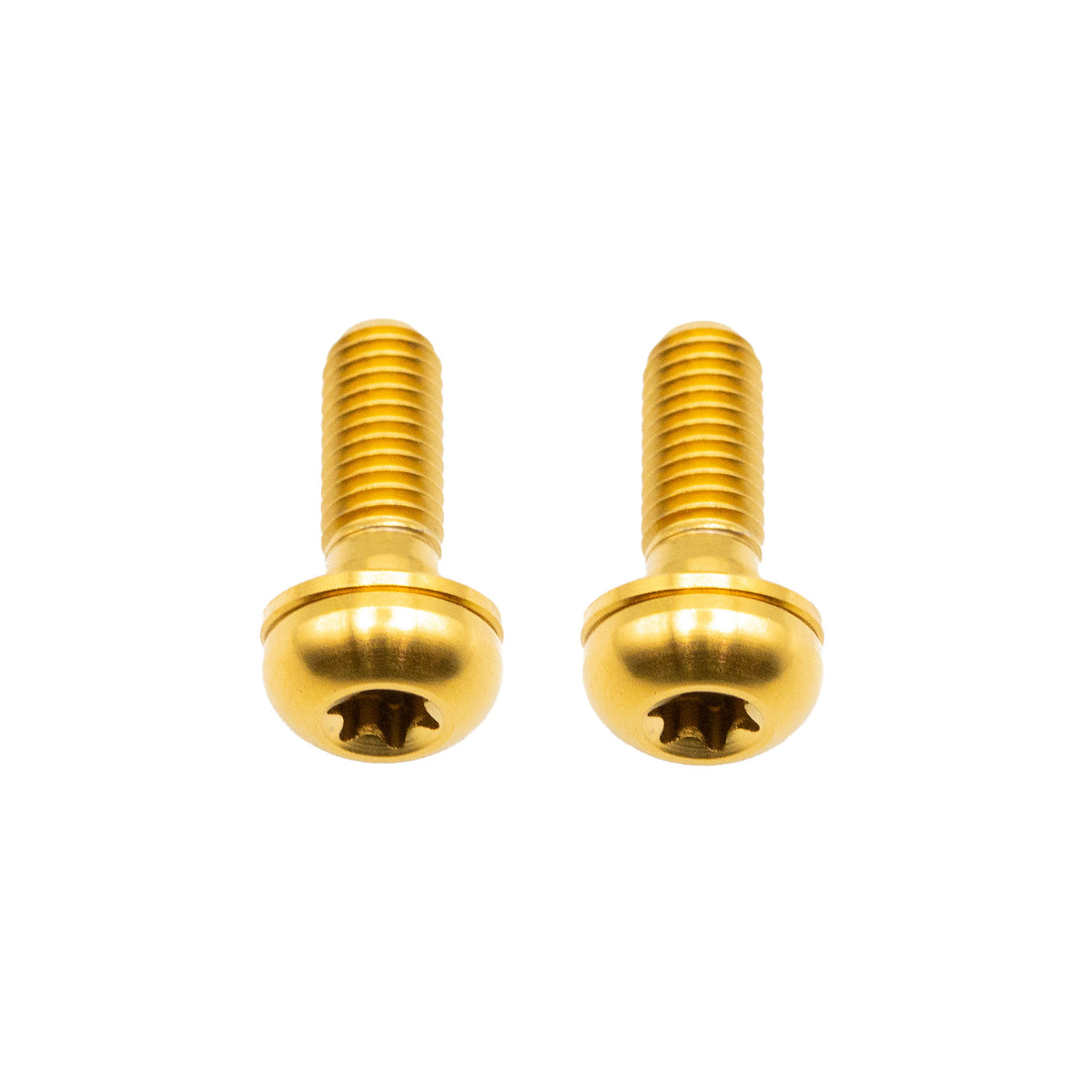 Better Bolts Titanium Flat Mount Bolt Kit 17mm Gold 2/Count
