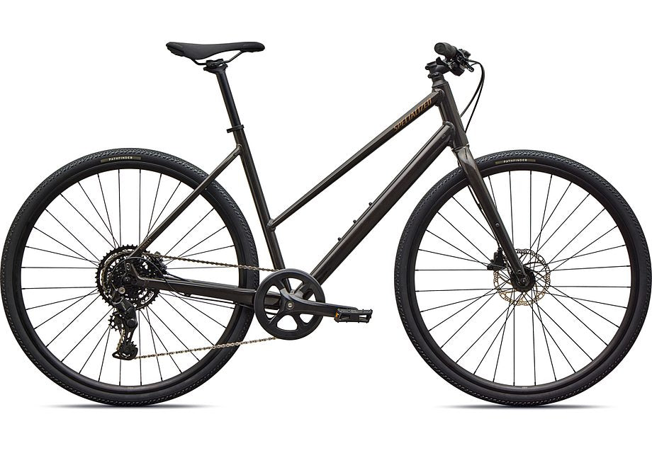 2027 Specialized Sirrus X 2.0 St Bike Gloss Metallic Obsidian / Burnt Gold Metallic Frost Reflective S