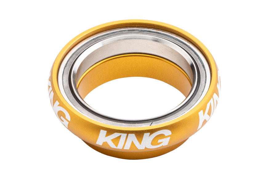 Chris King AeroSet Headset Upper Cup Bearing - 1-1/2" Matte Gold 50th Anniversary