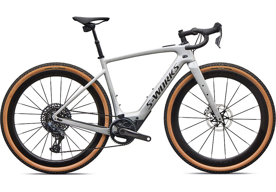 2027 Specialized Creo Sl S-Works Carbon Bike Gloss Dolomite Metallic/Shadow Silver Fade/Obsidian Metallic 61