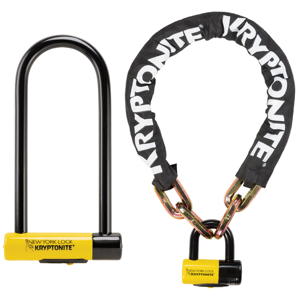 Kryptonite New York Standard U-Lock w/ NY1210 Chain & Disc U-Lock