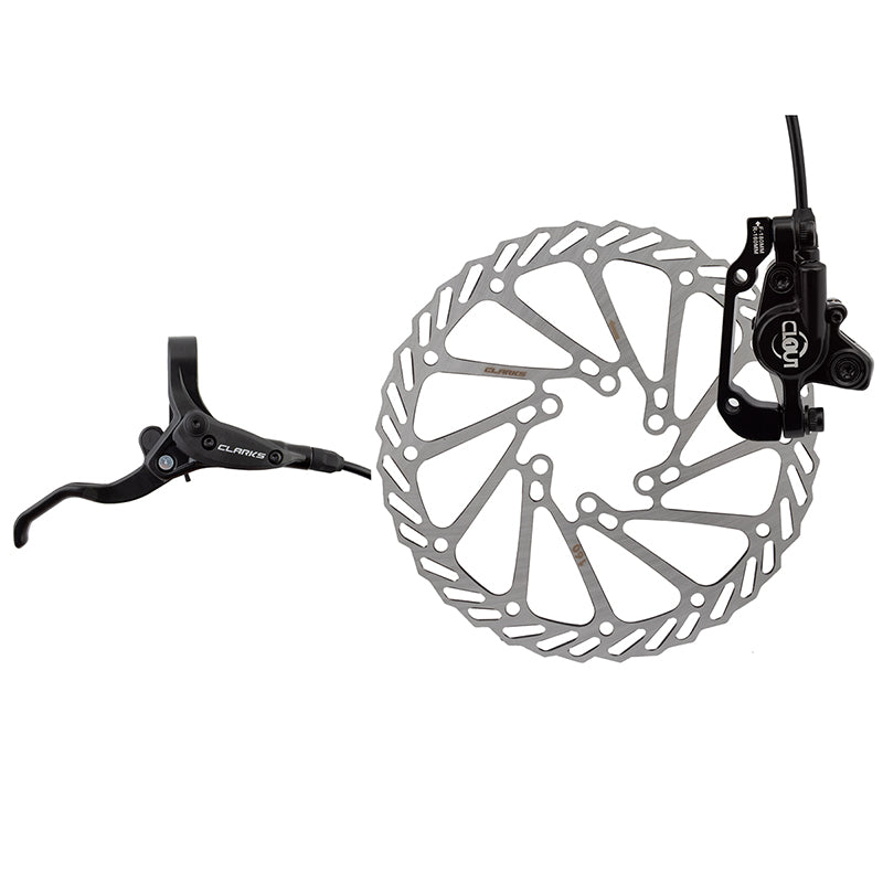 Clarks Clout-1 Hydraulic Disc Brake Kit Rear disc brake Black