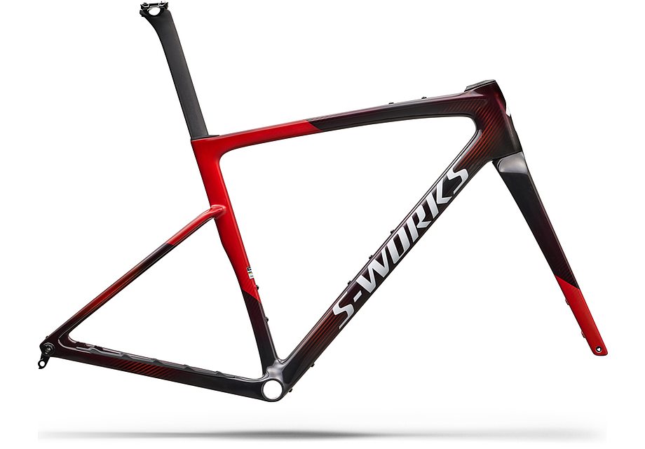 Specialized Crux 5 S-Works Frmset Cayenne Metallic/Red Tint/White Silver Metallic 49