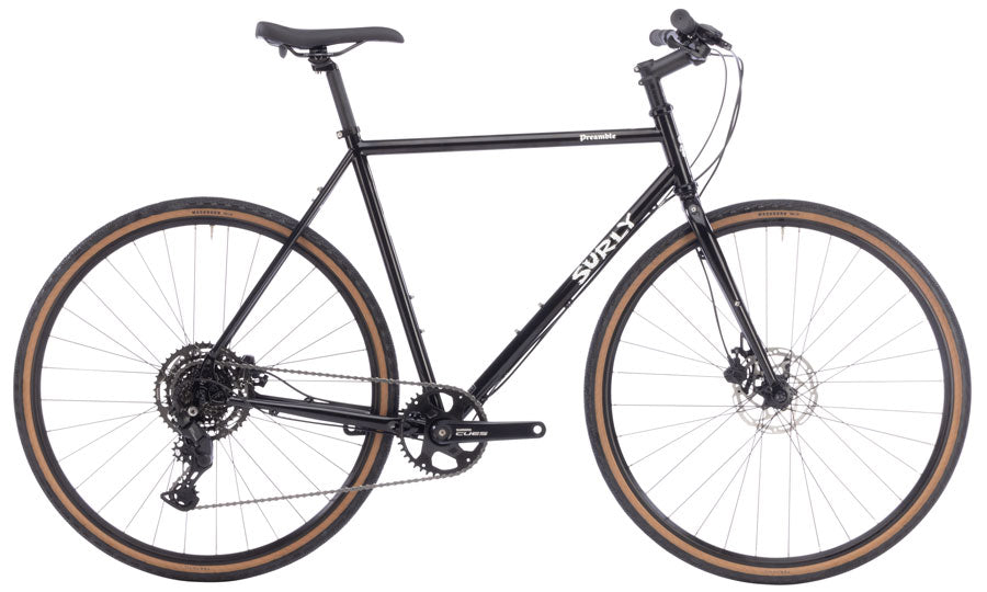 Surly Preamble Flat Bar Bike - 700c Steel Hi-Viz Black Medium